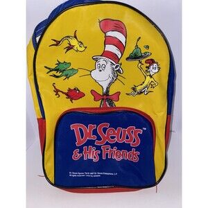 Backpack Dr. Seuss And His Friends Cat In The Hat Primary Multi Color Kids